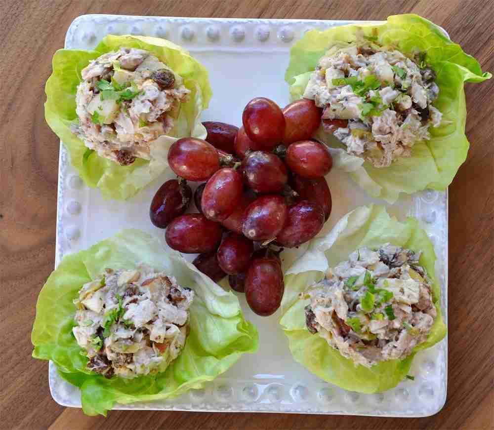 Fitness Chicken Lettuce Boats
