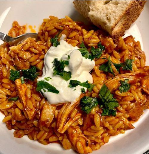 Healthy Recipe, Tomato and Orzo Chicken Stew