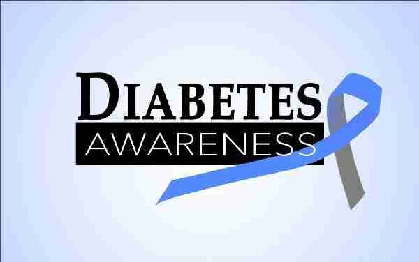 Diabetes awareness ribbon