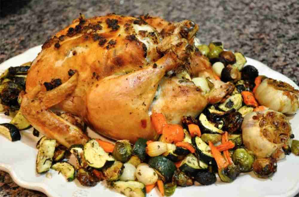 Roasted Chicken and Veggies